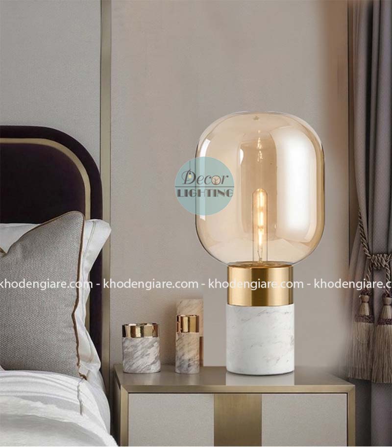 Đèn bàn chao thủy tinh DC/DB-3607