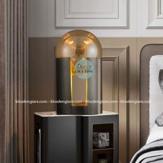 Đèn bàn chao thủy tinh tròn DC/DB-3563