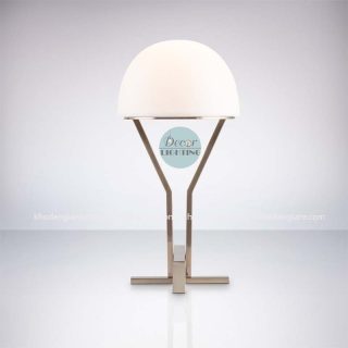 Đèn bàn chao thủy tinh tròn DC/DB-3620