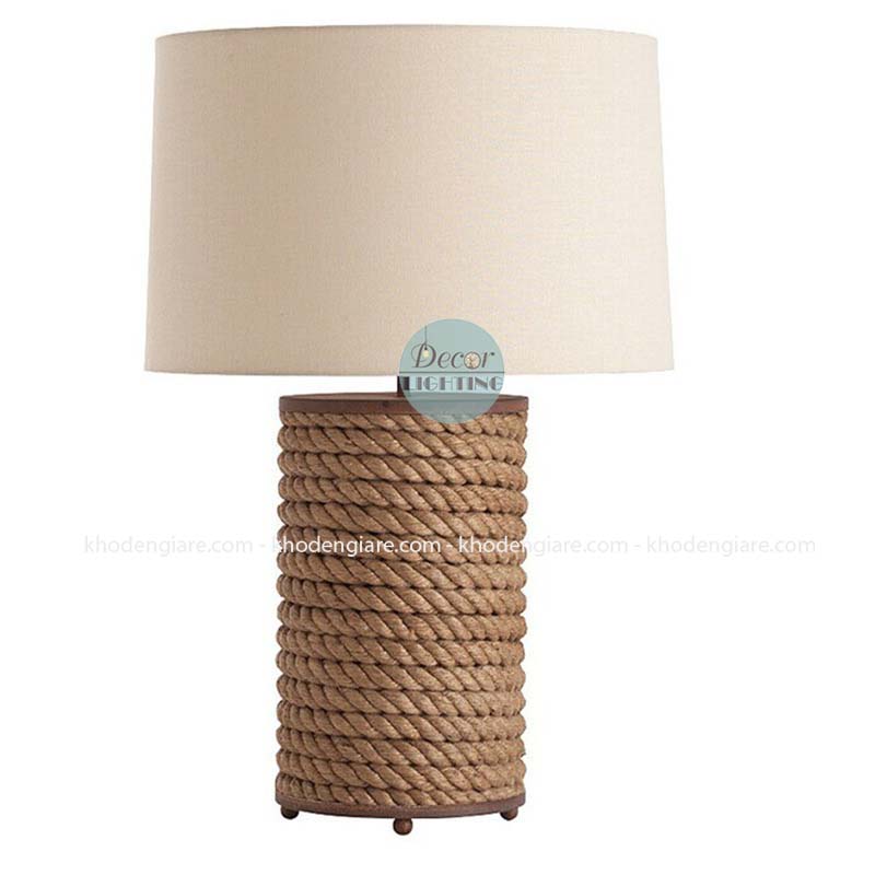 Đèn bàn cuốn thừng chao vải DC/DB-3528