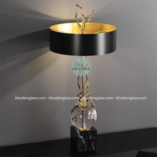 Đèn bàn pha lê chao vải DC/DB-3594