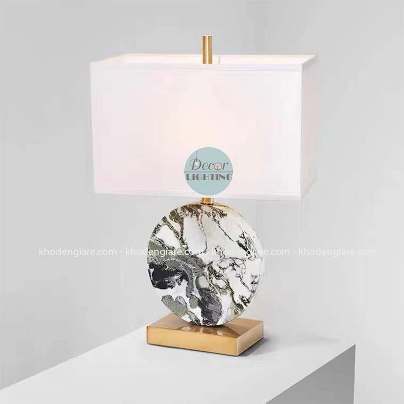 Đèn bàn thân đá chao vải DC/DB-3510