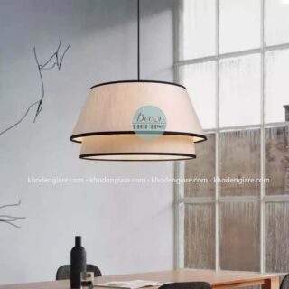 Đèn thả vải 2 tầng wabisabi