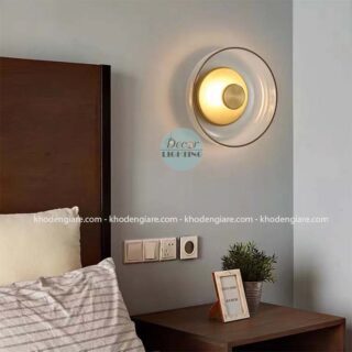 Đèn tường chao thủy tinh Bắc Âu DTC023