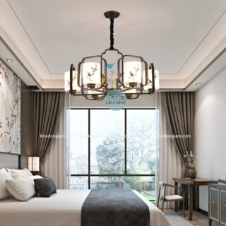 Đèn Chùm Phong Cách Indochine DCK016