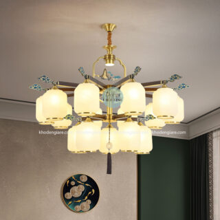 Đèn Chùm Phòng Khách Phong Cách Indochine DCK018