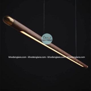 Đèn Thả Bàn Ăn Giả Gỗ DC005 – Tối Giản, Ấm Cúng & Sang Trọng