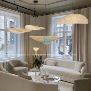 Đèn Thả Chao Vải Lụa DVT009