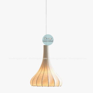 Đèn Thả Chao Vải Phong Cách Wabisabi DVT014