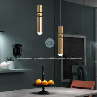 Đèn Thả Ống Led Thân vàng DC336G