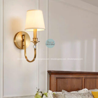 Đèn Tường Đồng Chao Vải DC737F