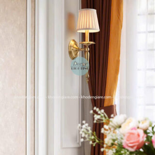 Đèn Tường Đồng Chao Vải DC744C