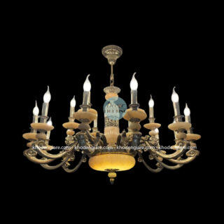 Đèn Chùm Cổ Điển Hoàng Gia Ánh Kim DC-8097