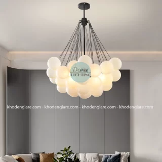 Đèn chùm nghệ thuật chao quả cầu thủy tinh DC525C