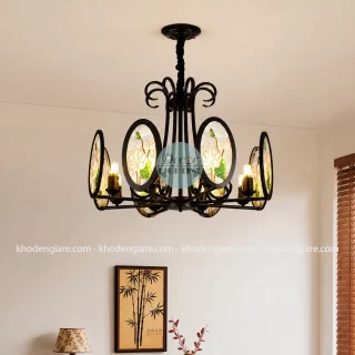 Đèn chùm nghệ thuật hoa sen cao cấp DCK044