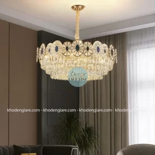 Đèn chùm pha lê tân cổ điển luxury DCP018
