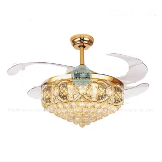 Quạt trần phòng khách biệt thự sang trọng QD0011